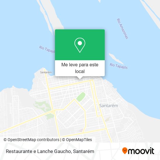 Restaurante e Lanche Gaucho mapa