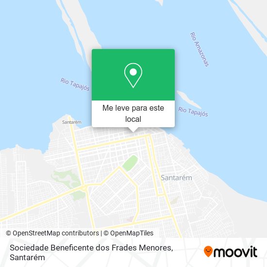 Sociedade Beneficente dos Frades Menores mapa