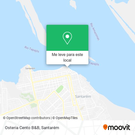 Osteria Cento B&B mapa