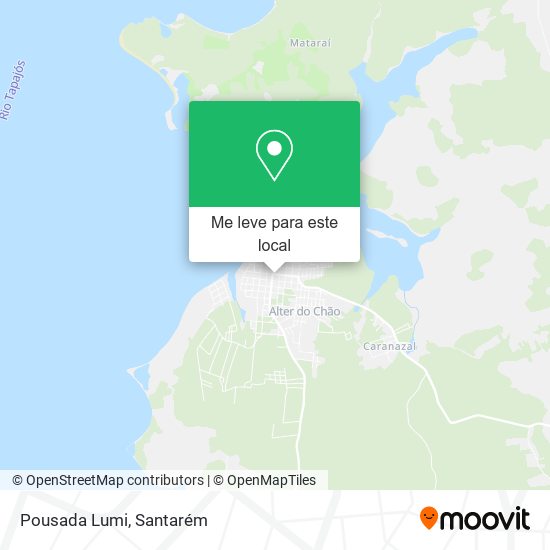 Pousada Lumi mapa