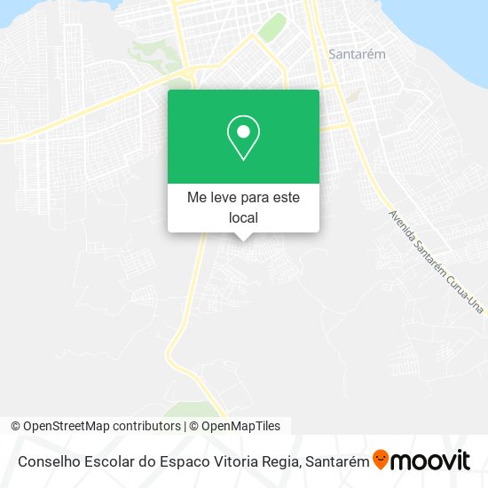 Conselho Escolar do Espaco Vitoria Regia mapa