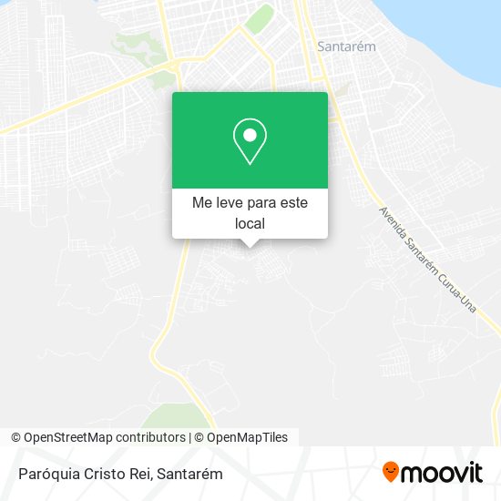 Paróquia Cristo Rei mapa