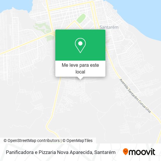 Panificadora e Pizzaria Nova Aparecida mapa