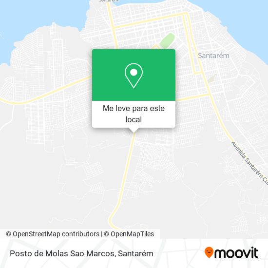 Posto de Molas Sao Marcos mapa