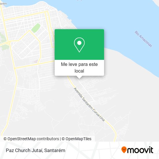 Paz Church Jutaí mapa