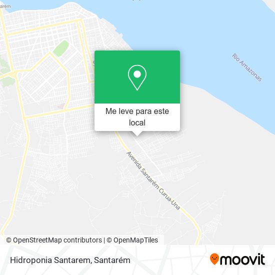 Hidroponia Santarem mapa