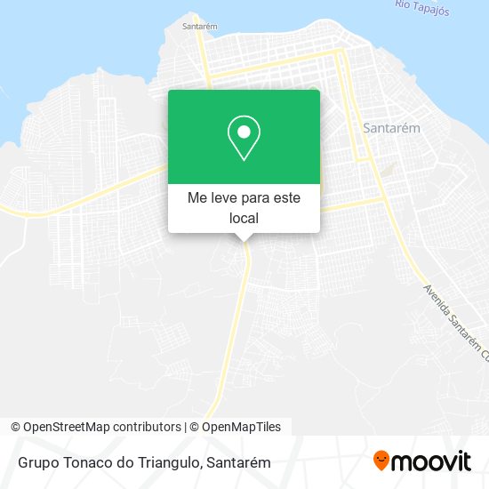 Grupo Tonaco do Triangulo mapa