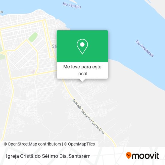 Igreja Cristã do Sétimo Dia mapa