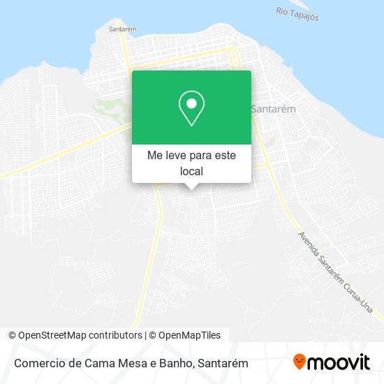 Comercio de Cama Mesa e Banho mapa