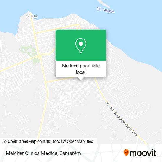 Malcher Clinica Medica mapa