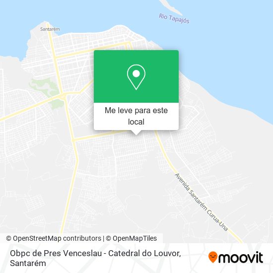 Obpc de Pres Venceslau - Catedral do Louvor mapa