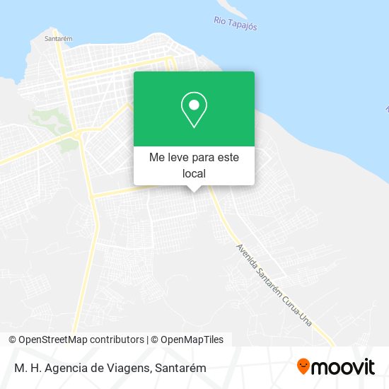 M. H. Agencia de Viagens mapa