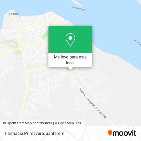 Farmácia Primavera mapa