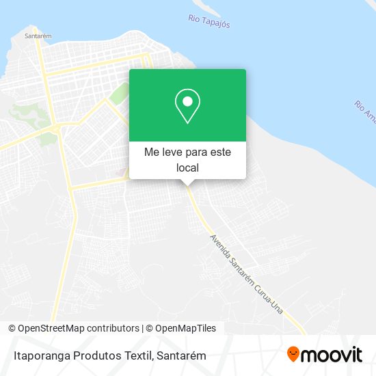 Itaporanga Produtos Textil mapa