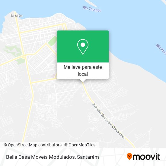 Bella Casa Moveis Modulados mapa