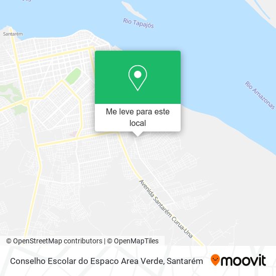 Conselho Escolar do Espaco Area Verde mapa