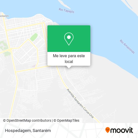 Hospedagem mapa