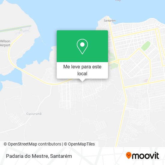 Padaria do Mestre mapa