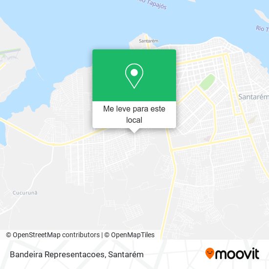 Bandeira Representacoes mapa