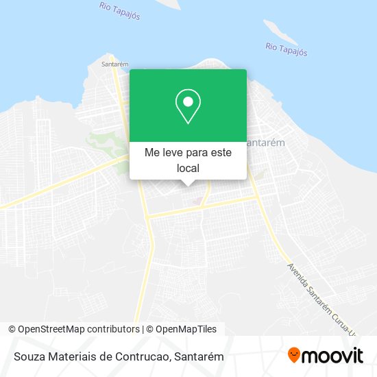 Souza Materiais de Contrucao mapa