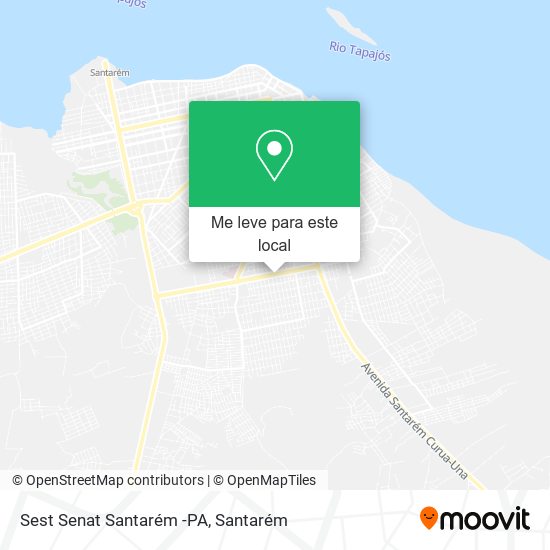 Sest Senat Santarém -PA mapa