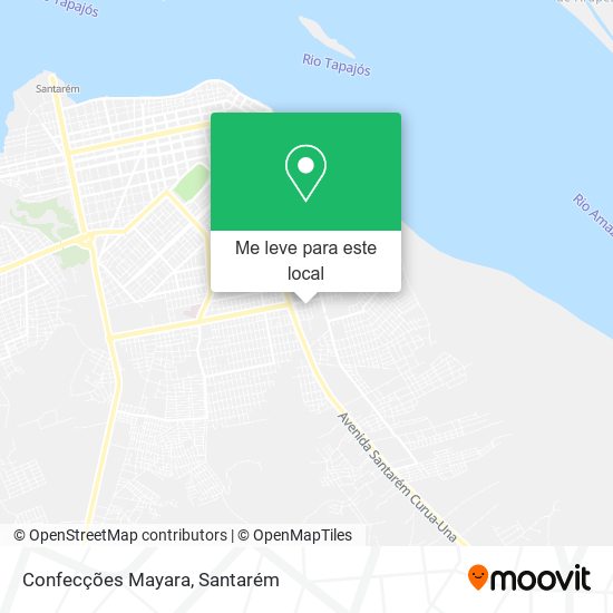 Confecções Mayara mapa