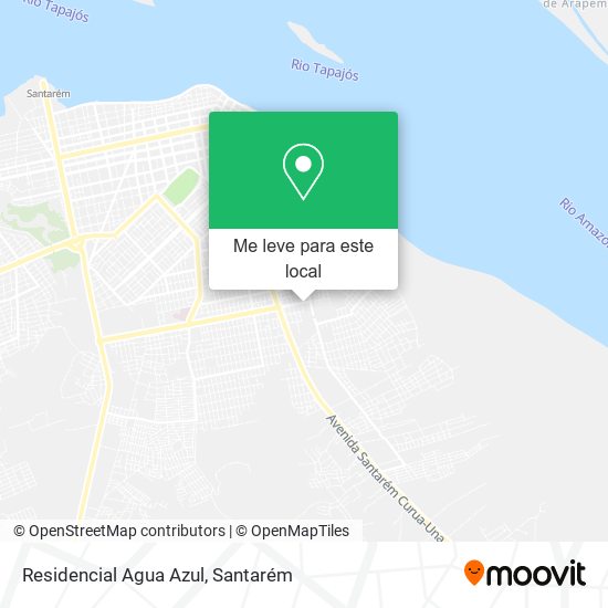 Residencial Agua Azul mapa