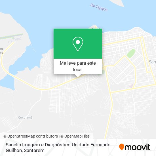 Sanclin Imagem e Diagnóstico Unidade Fernando Guilhon mapa