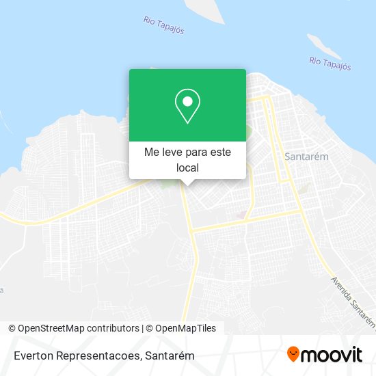 Everton Representacoes mapa