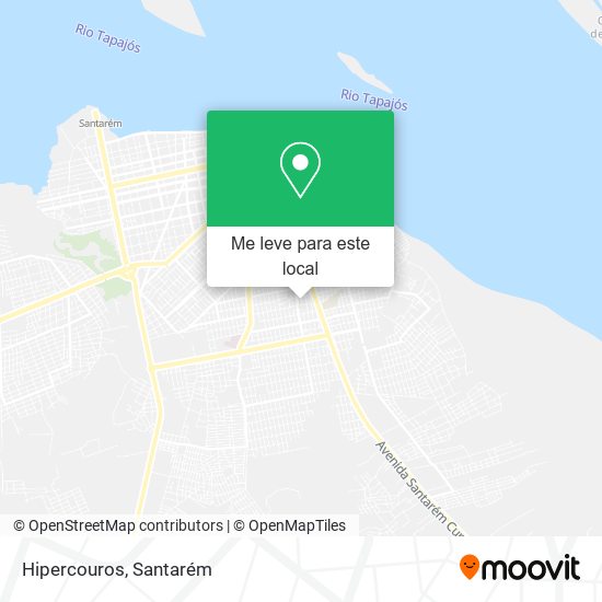 Hipercouros mapa