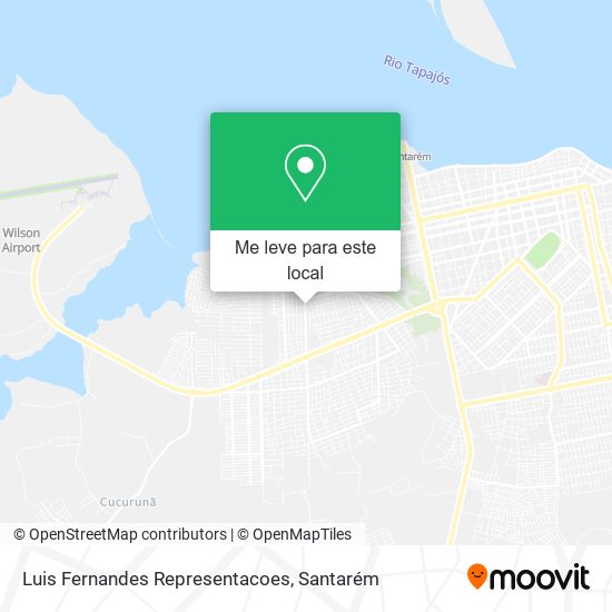 Luis Fernandes Representacoes mapa