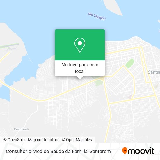 Consultorio Medico Saude da Familia mapa