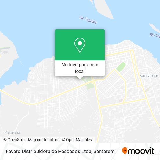 Favaro Distribuidora de Pescados Ltda mapa
