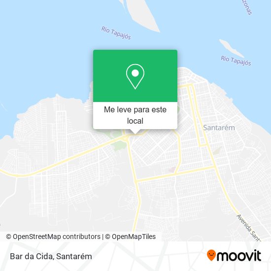 Bar da Cida mapa