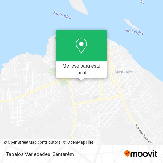 Tapajos Variedades mapa