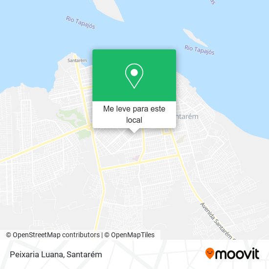 Peixaria Luana mapa
