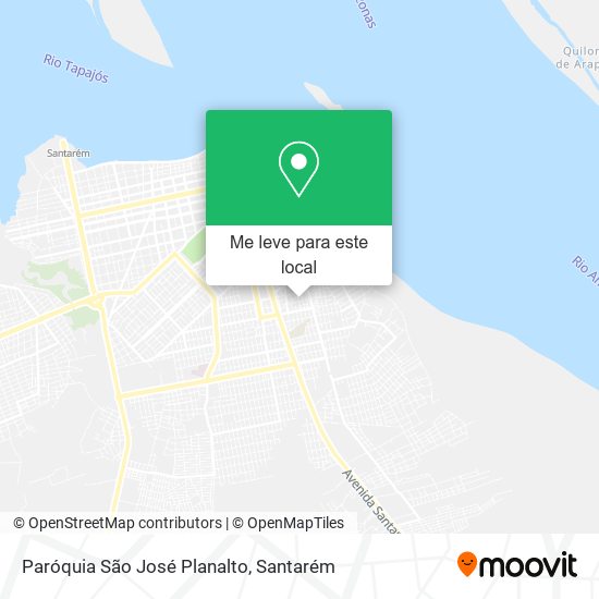 Paróquia São José Planalto mapa