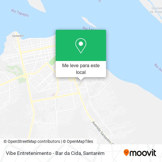 Vibe Entretenimento - Bar da Cida mapa