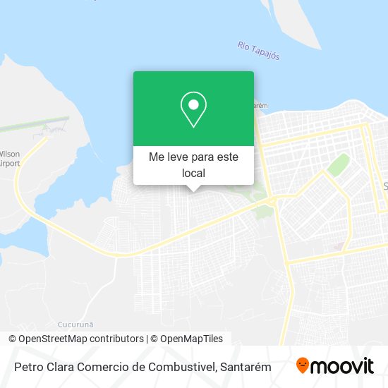Petro Clara Comercio de Combustivel mapa