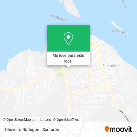 Chaveiro Rodagem mapa