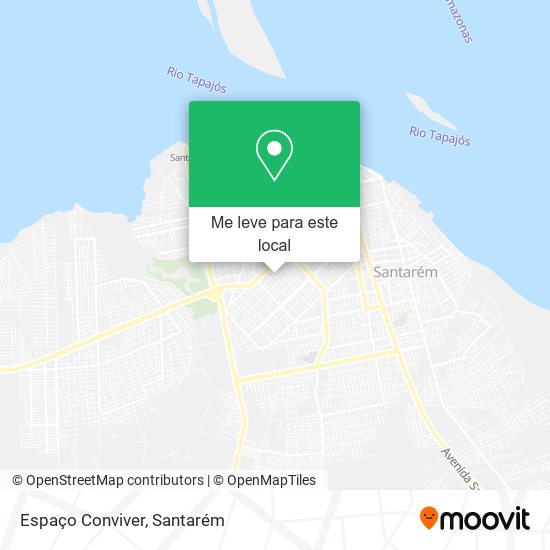 Espaço Conviver mapa