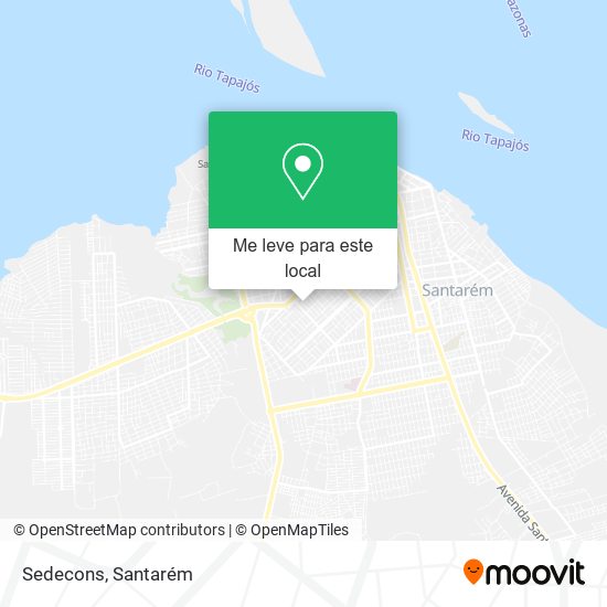Sedecons mapa