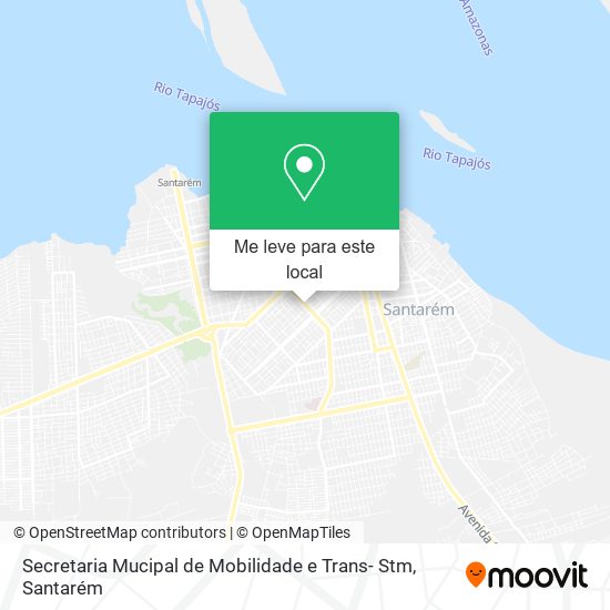 Secretaria Mucipal de Mobilidade e Trans- Stm mapa
