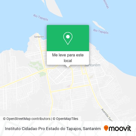 Instituto Cidadao Pro Estado do Tapajos mapa