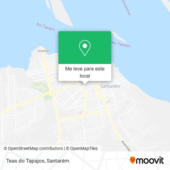 Teas do Tapajos mapa