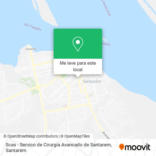 Scas - Servico de Cirurgia Avancado de Santarem mapa