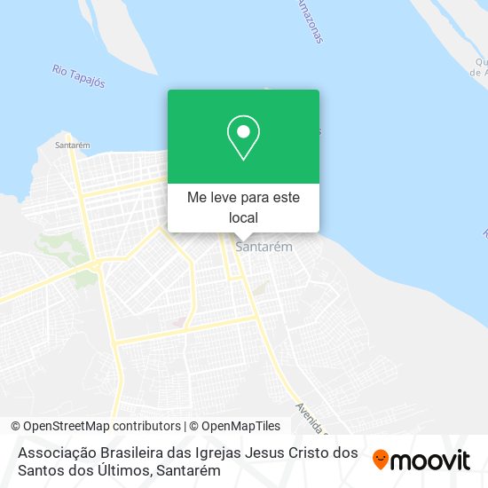 Associação Brasileira das Igrejas Jesus Cristo dos Santos dos Últimos mapa