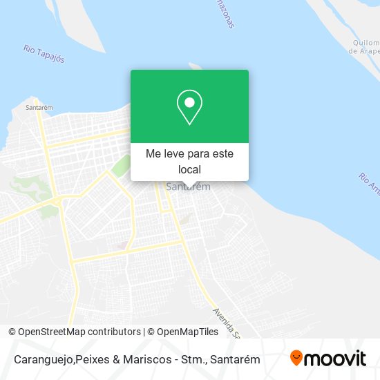 Caranguejo,Peixes & Mariscos - Stm. mapa