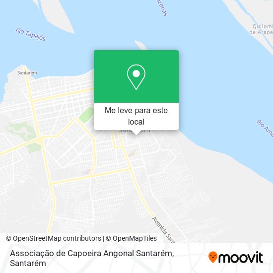 Associação de Capoeira Angonal Santarém mapa