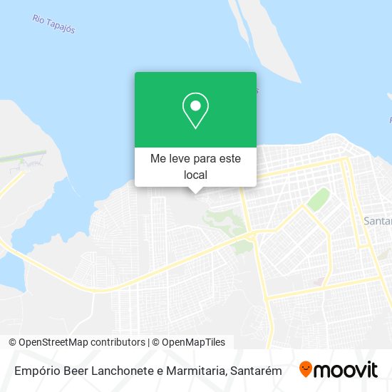 Empório Beer Lanchonete e Marmitaria mapa
